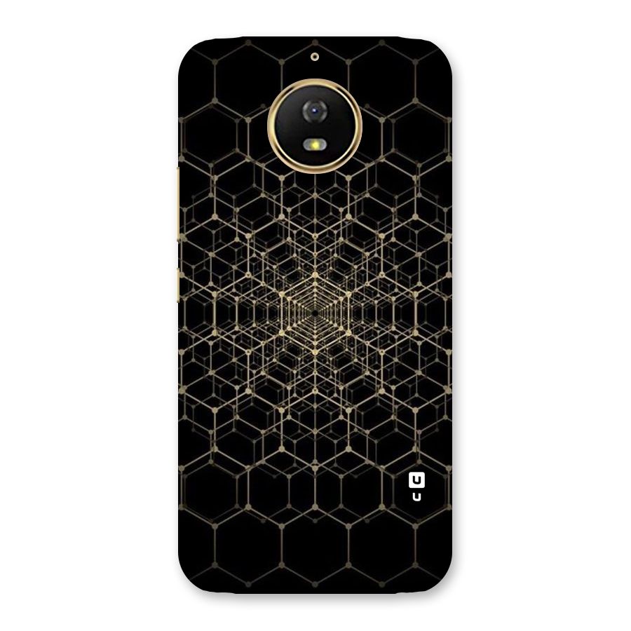 Gold Web Back Case for Moto G5s