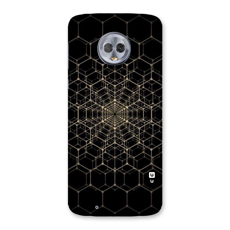 Gold Web Back Case for Moto G6