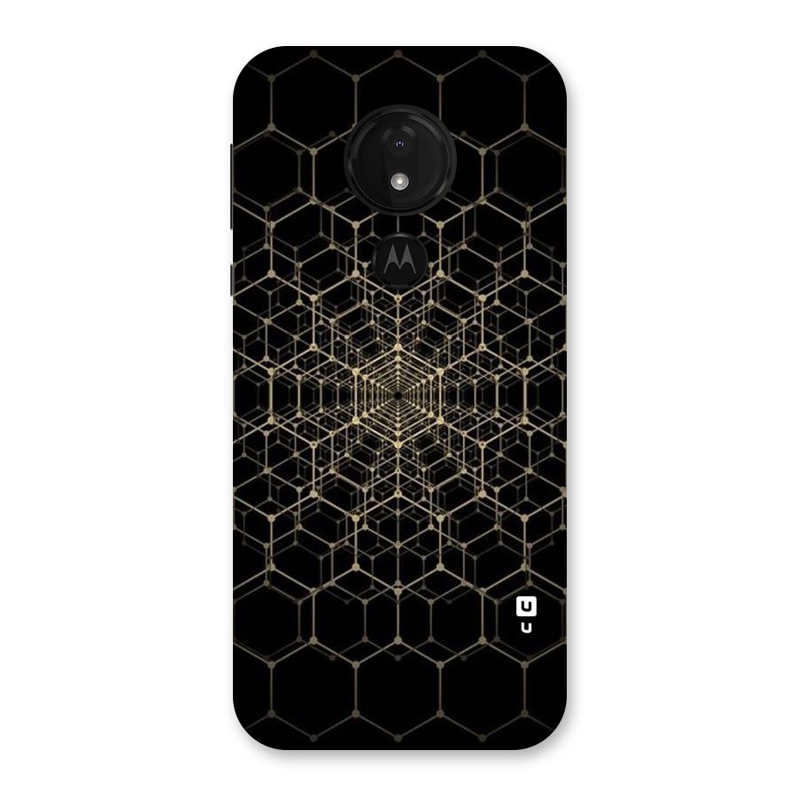 Gold Web Back Case for Moto G7 Power