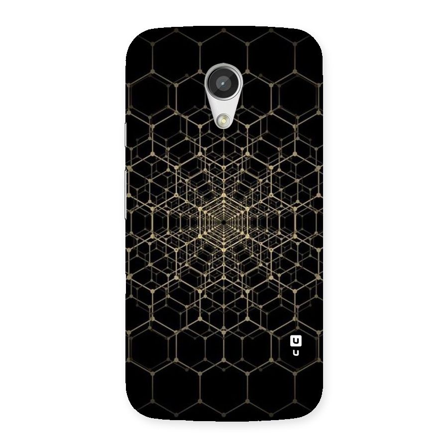 Gold Web Back Case for Moto G 2nd Gen