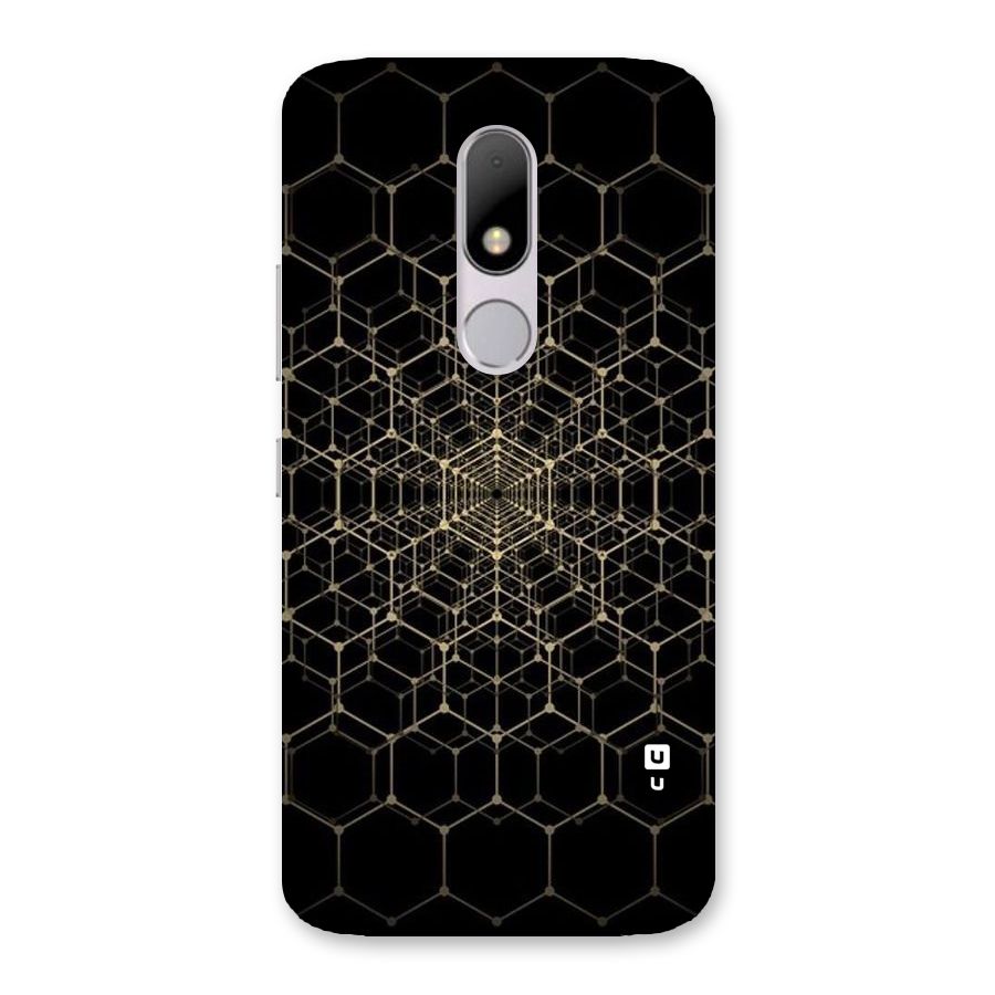Gold Web Back Case for Moto M
