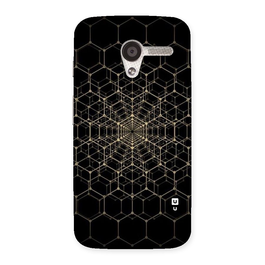Gold Web Back Case for Moto X