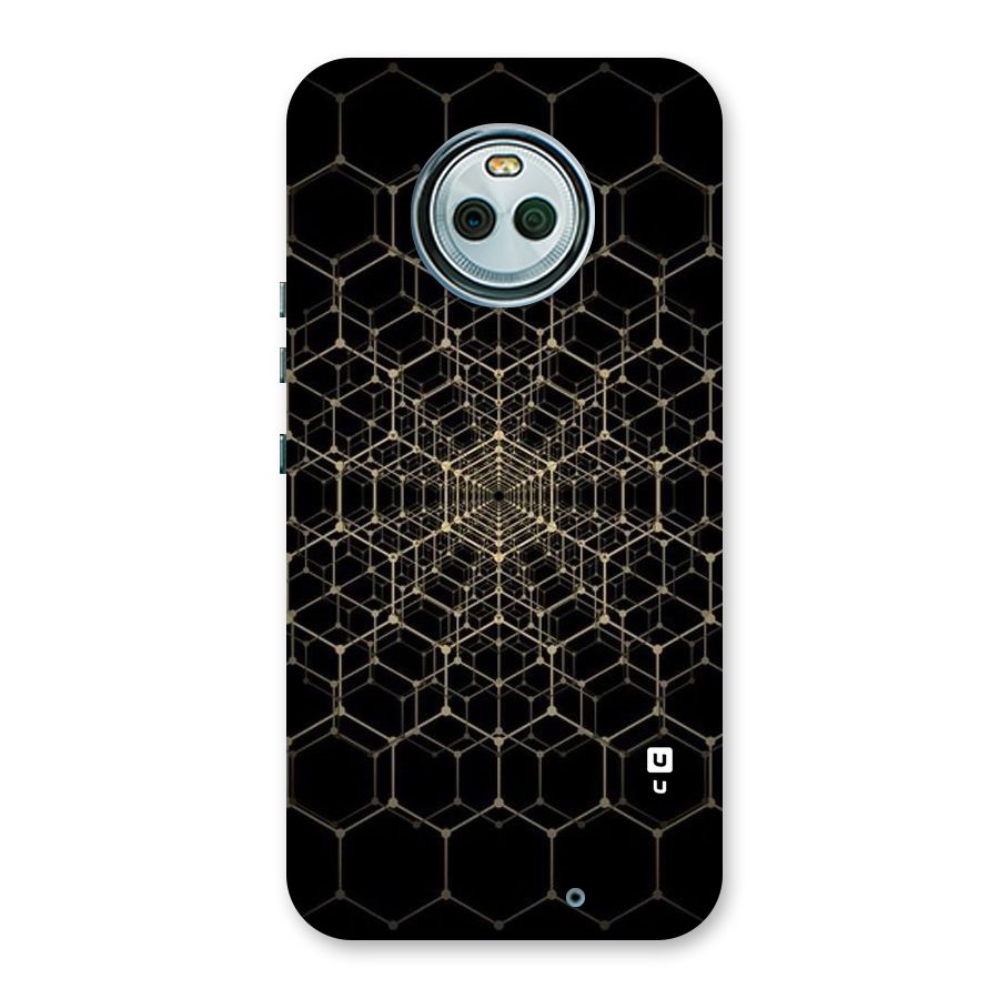 Gold Web Back Case for Moto X4