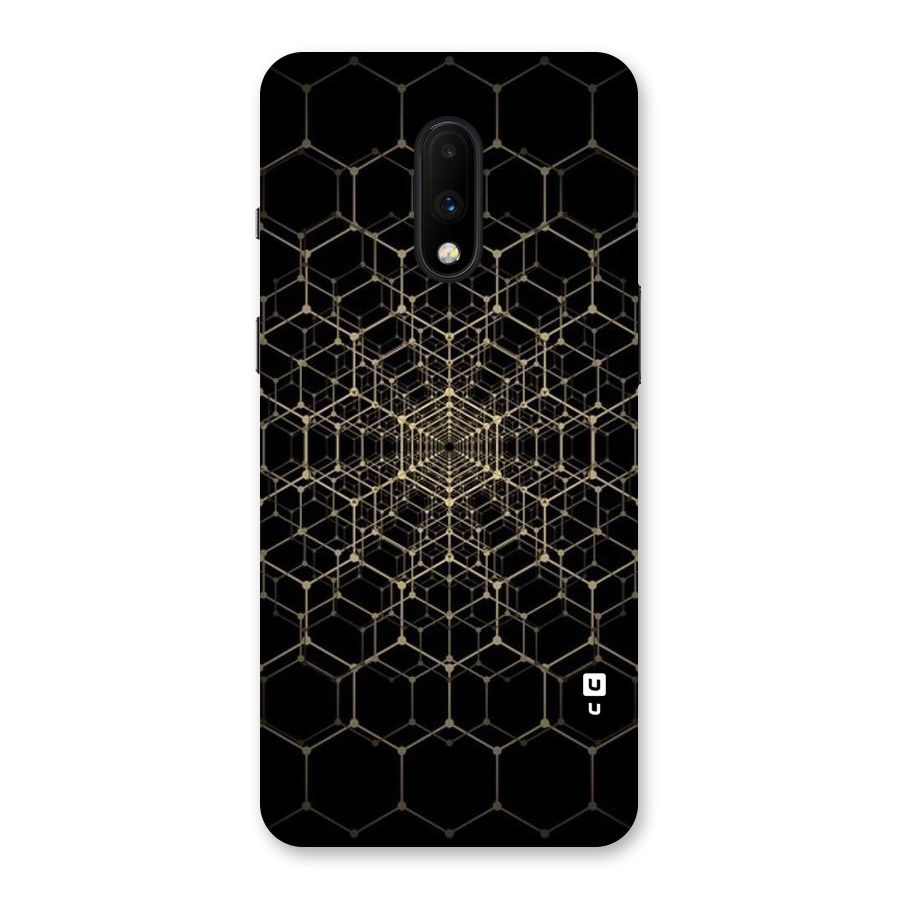 Gold Web Back Case for OnePlus 7