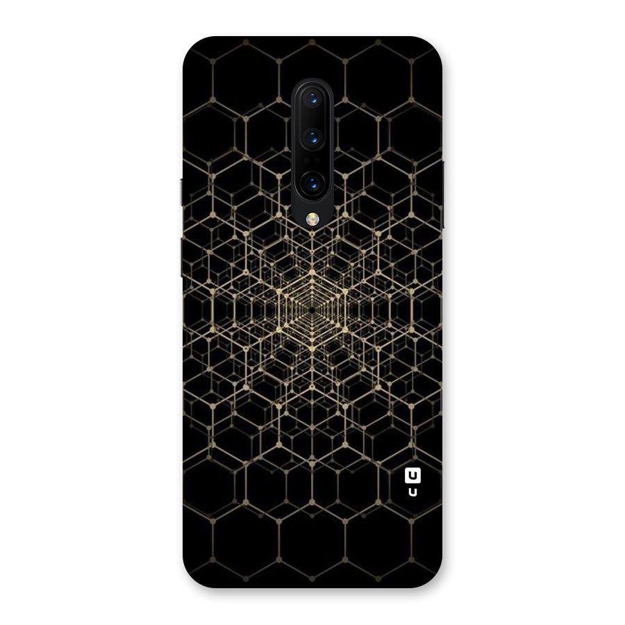 Gold Web Back Case for OnePlus 7 Pro