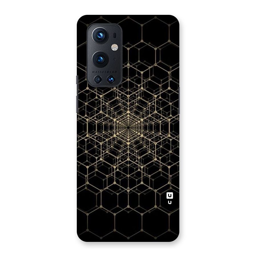 Gold Web Back Case for OnePlus 9 Pro