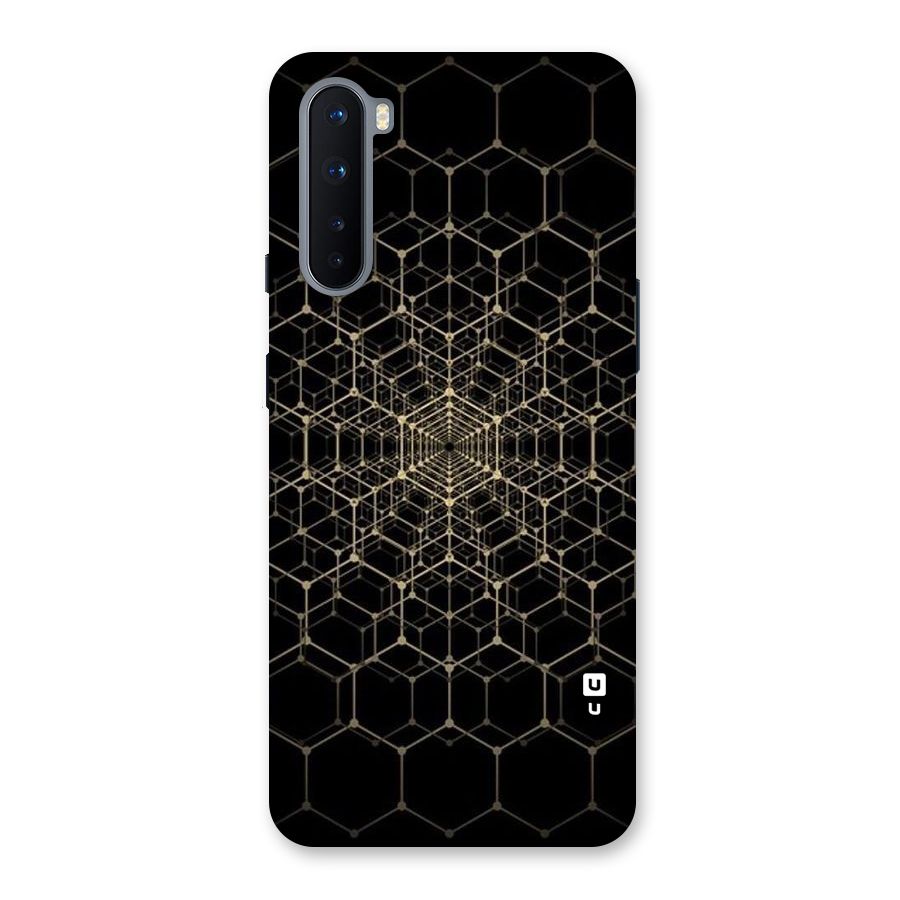 Gold Web Back Case for OnePlus Nord