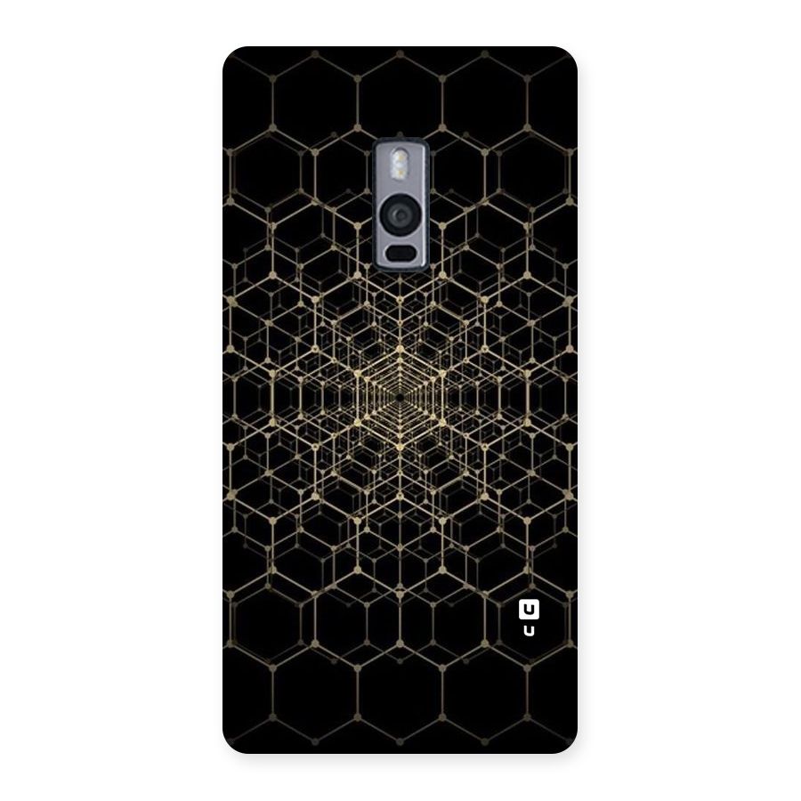 Gold Web Back Case for OnePlus Two