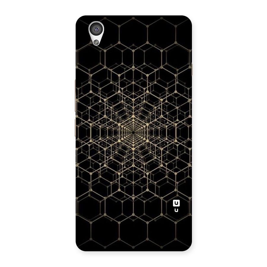 Gold Web Back Case for OnePlus X