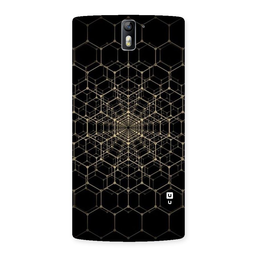 Gold Web Back Case for One Plus One