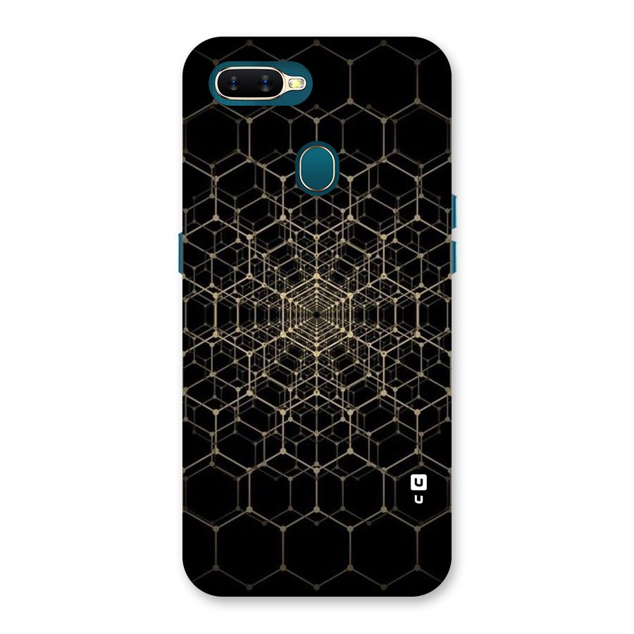 Gold Web Back Case for Oppo A11k