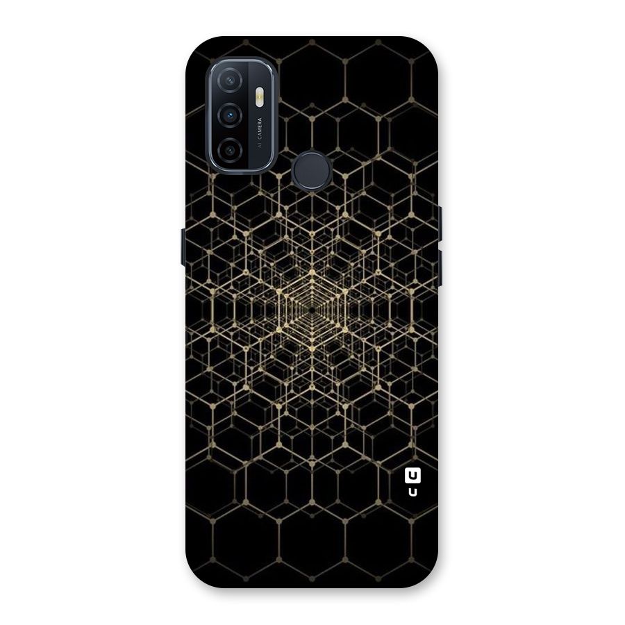 Gold Web Back Case for Oppo A32