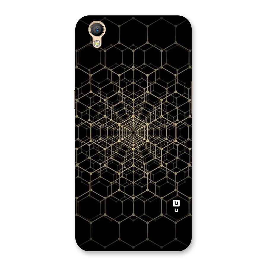 Gold Web Back Case for Oppo A37