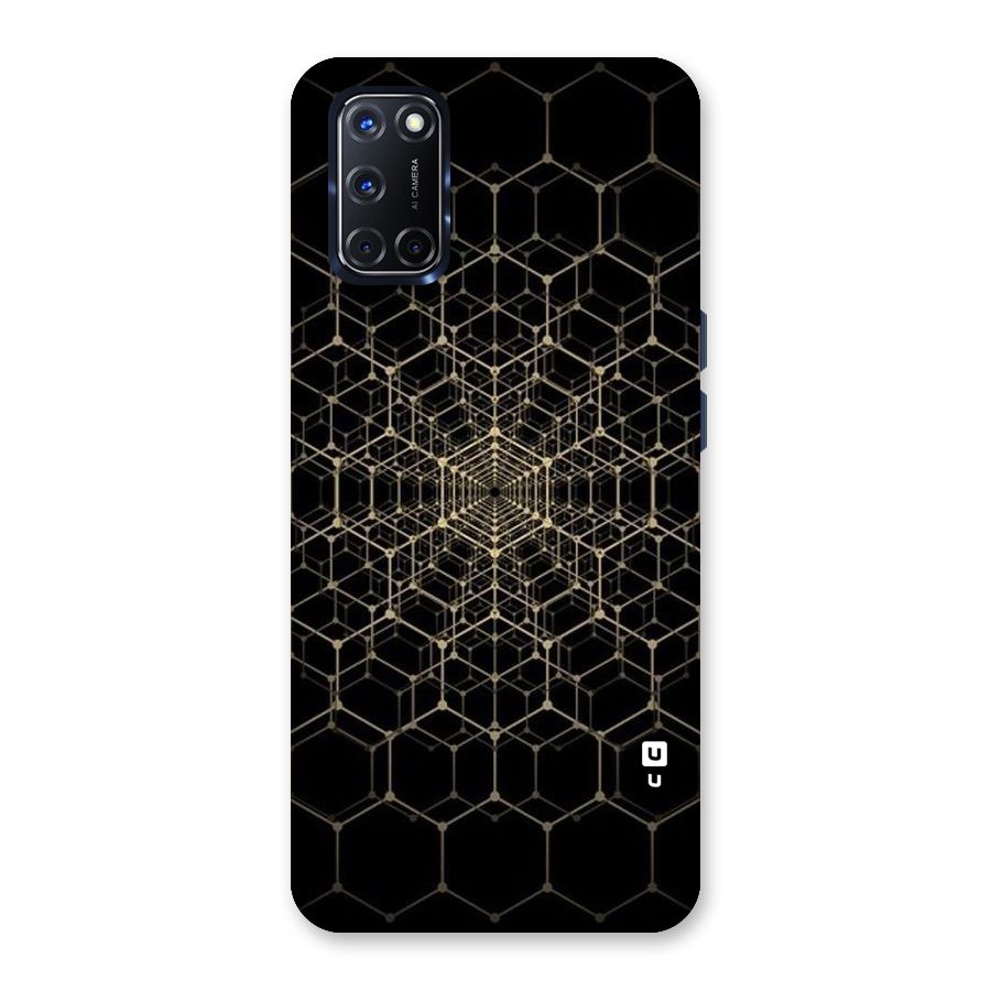 Gold Web Back Case for Oppo A52