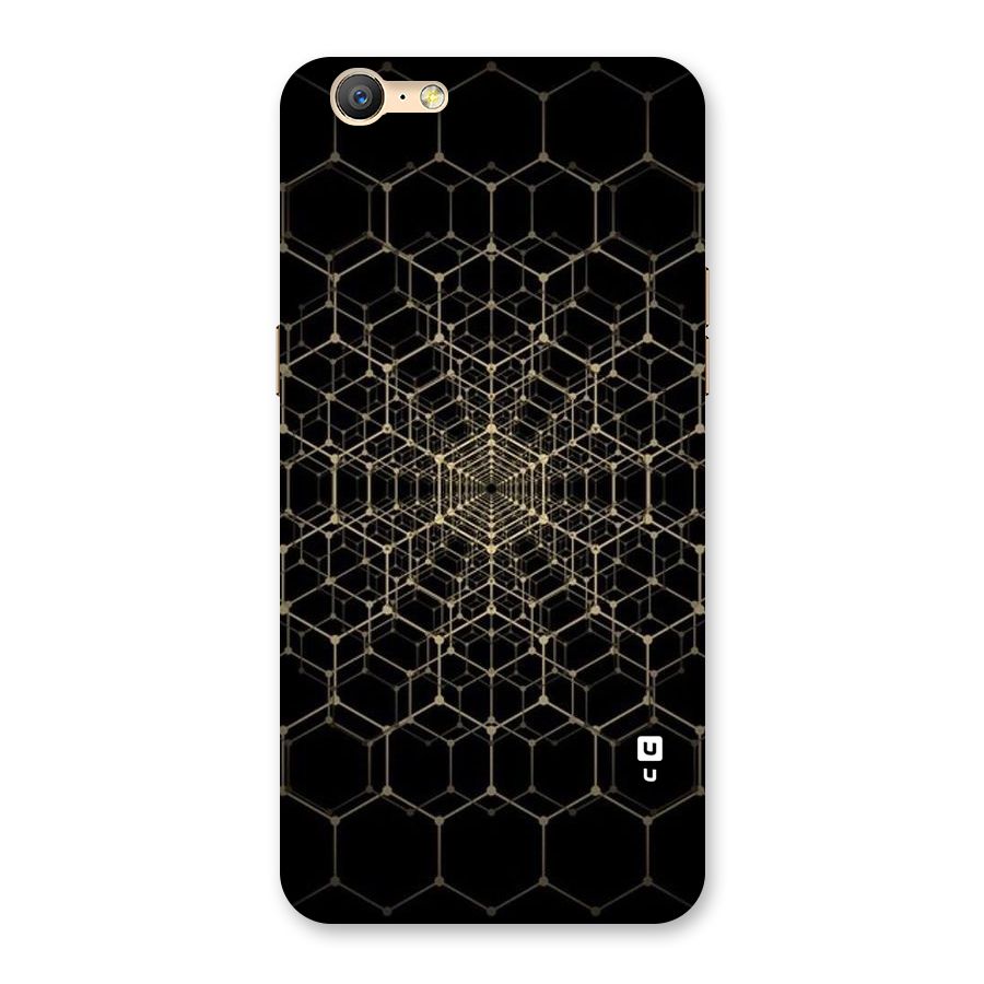Gold Web Back Case for Oppo A57