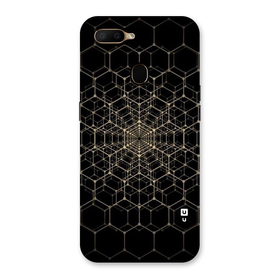 Gold Web Back Case for Oppo A5s