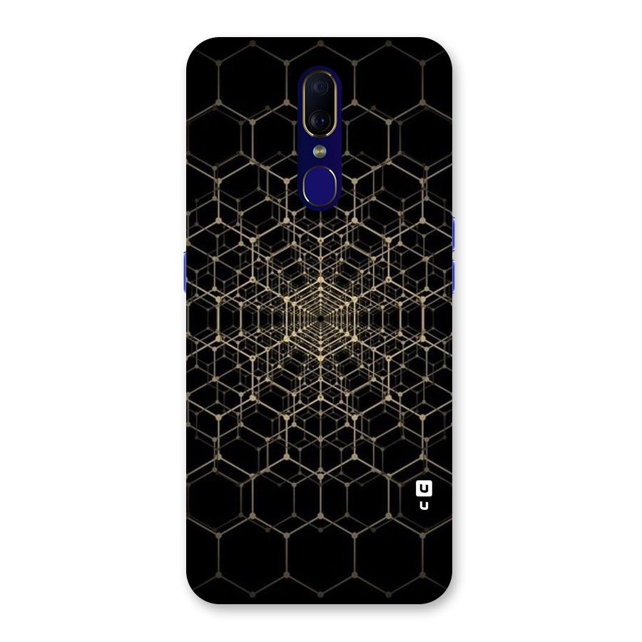 Gold Web Back Case for Oppo A9