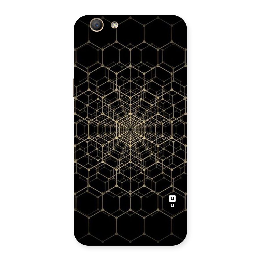 Gold Web Back Case for Oppo F1s