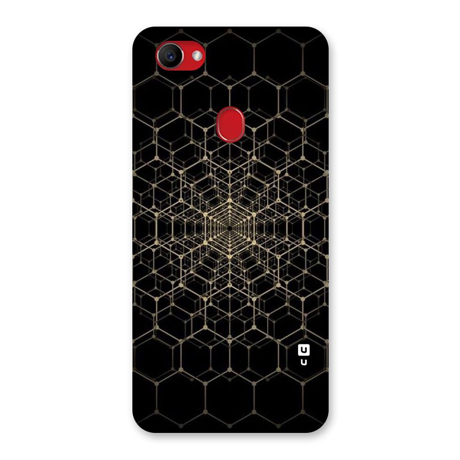 Gold Web Back Case for Oppo F7
