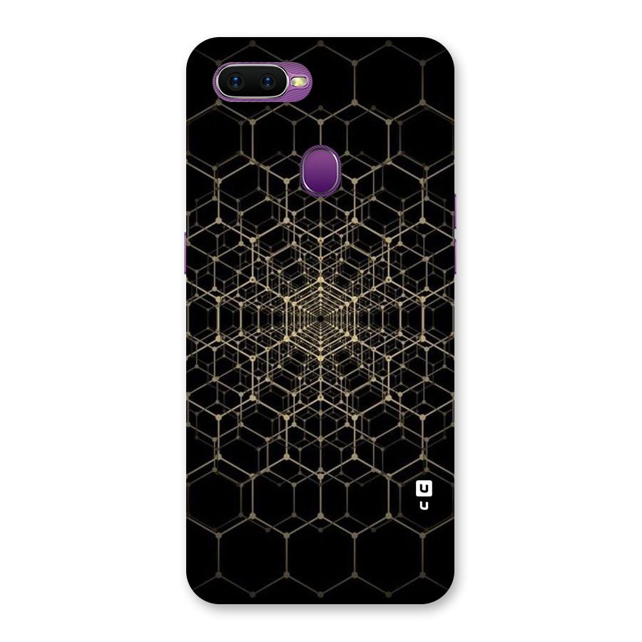 Gold Web Back Case for Oppo F9