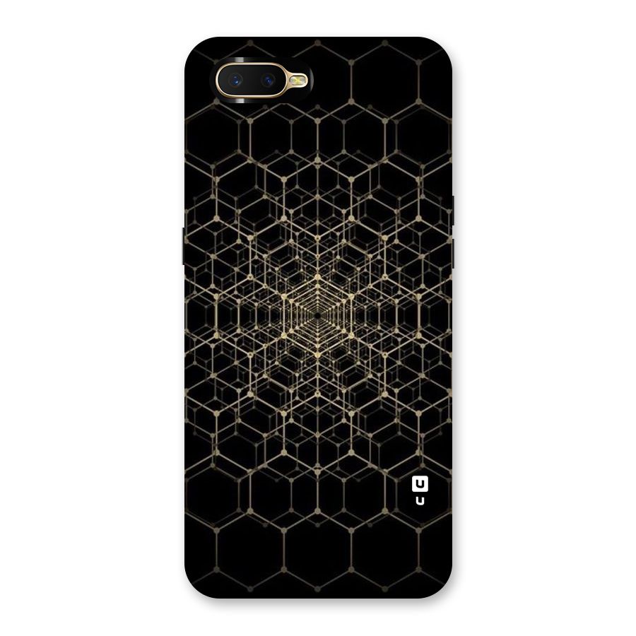 Gold Web Back Case for Oppo K1