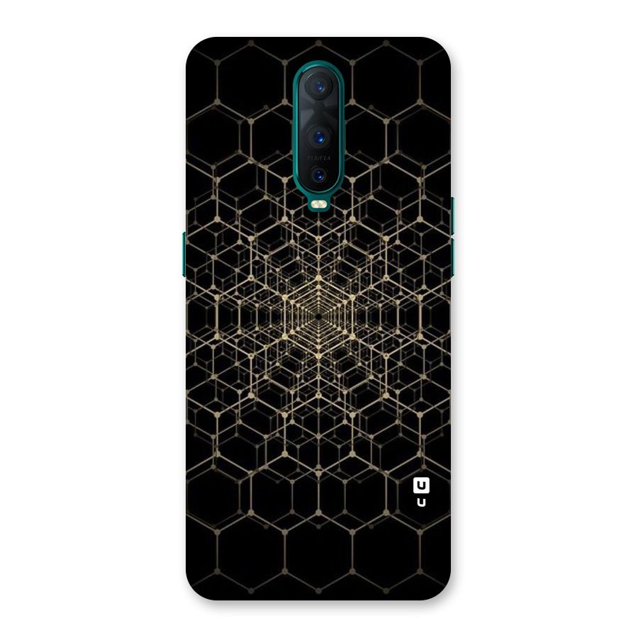 Gold Web Back Case for Oppo R17 Pro