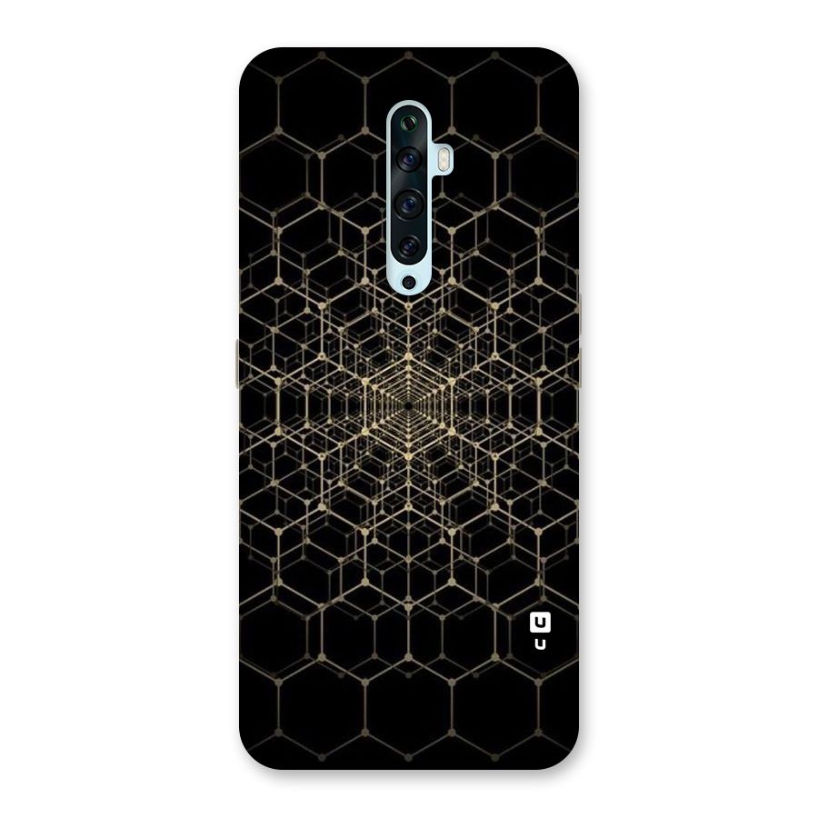 Gold Web Back Case for Oppo Reno2 Z