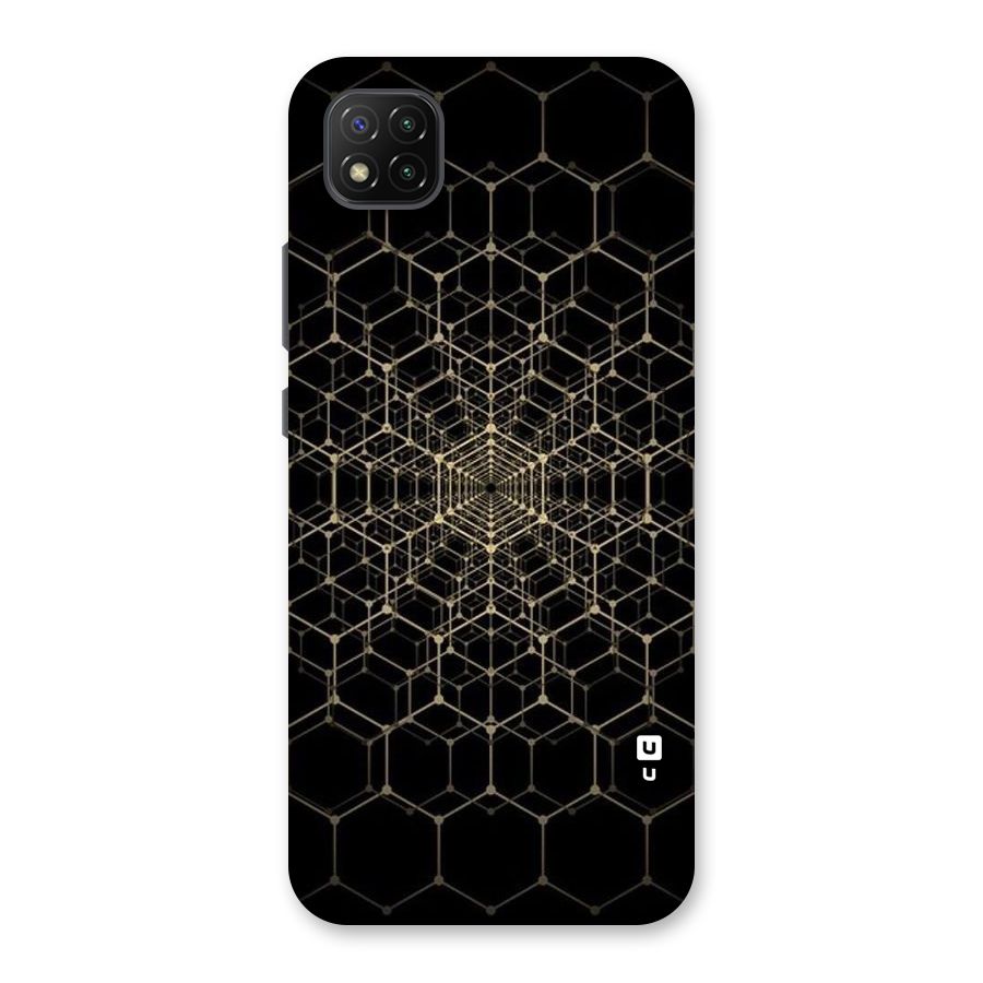 Gold Web Back Case for Poco C3