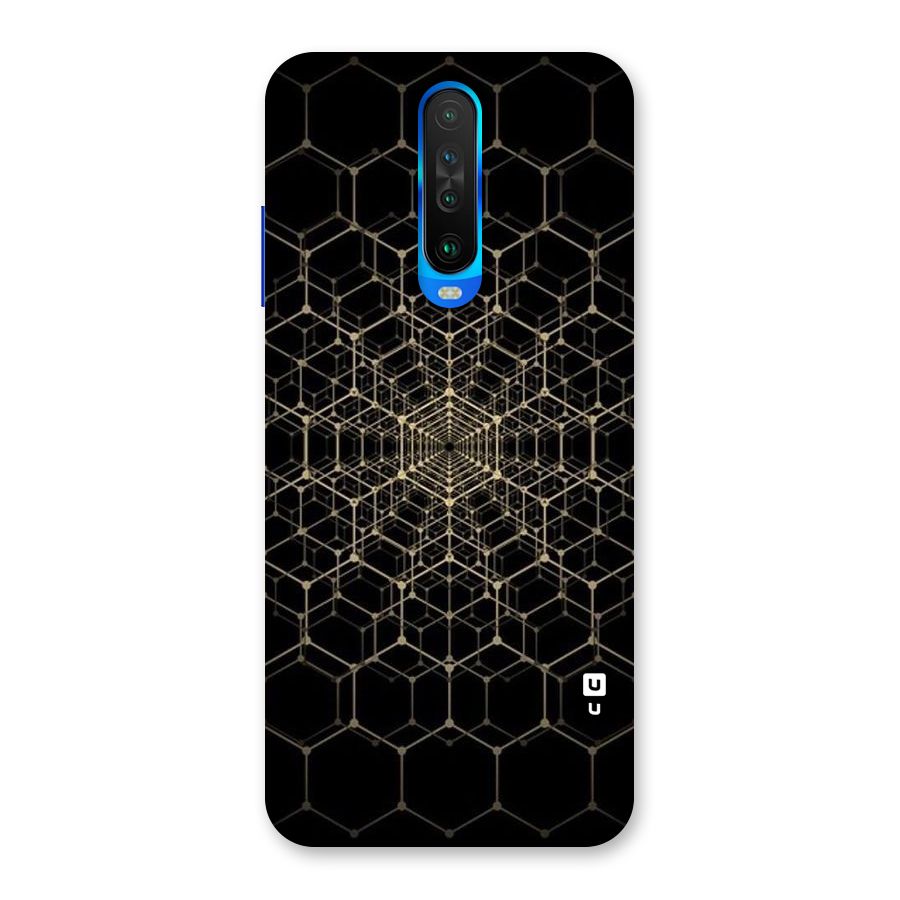 Gold Web Back Case for Poco X2