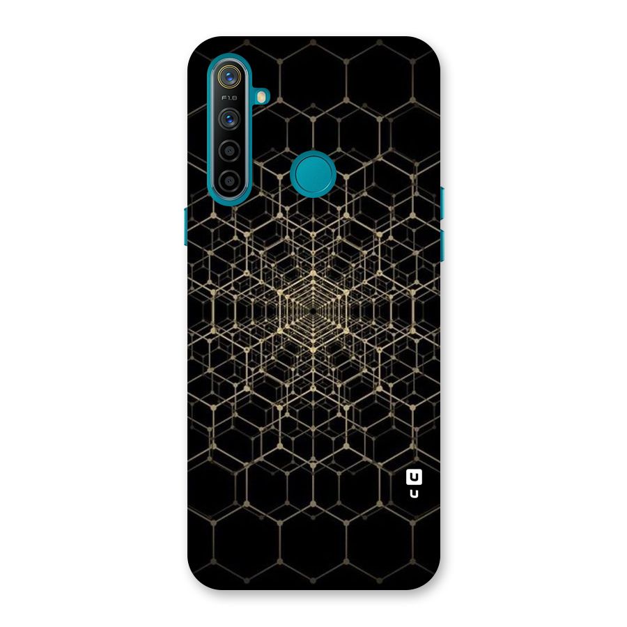Gold Web Back Case for Realme 5i