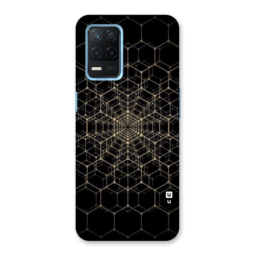 Gold Web Back Case for Realme 8s 5G