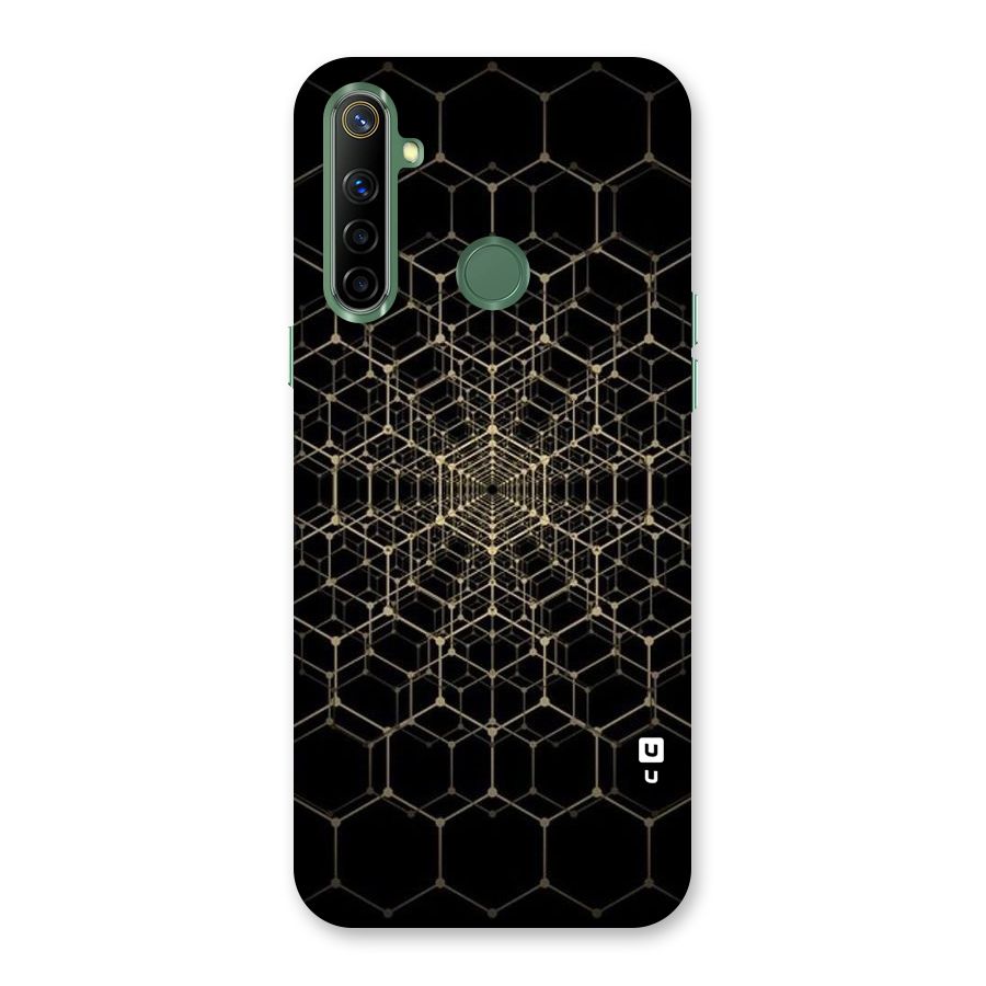 Gold Web Back Case for Realme Narzo 10
