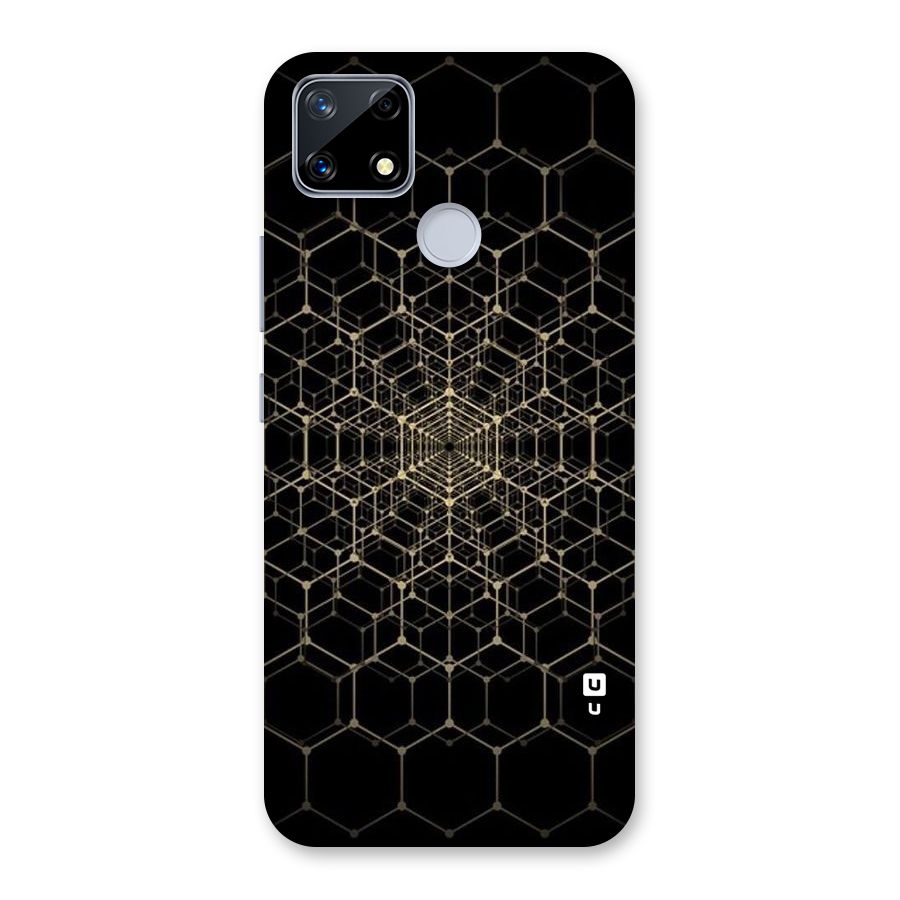 Gold Web Back Case for Realme Narzo 20