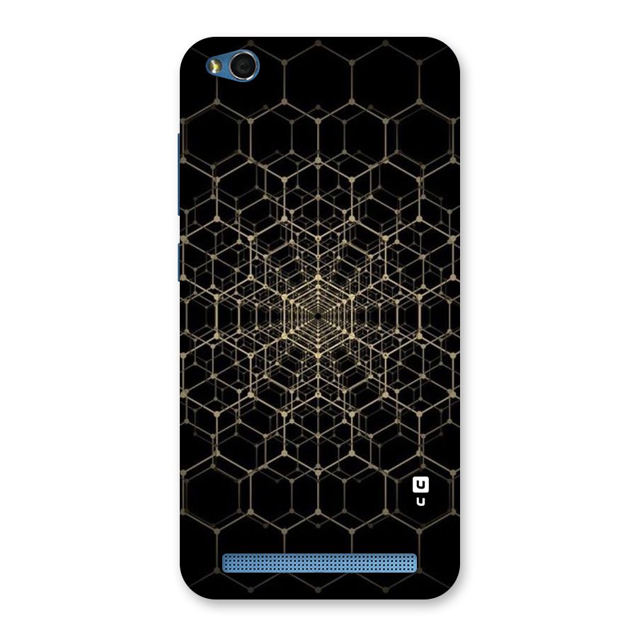 Gold Web Back Case for Redmi 5A