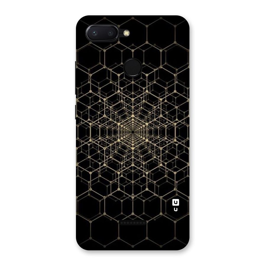 Gold Web Back Case for Redmi 6