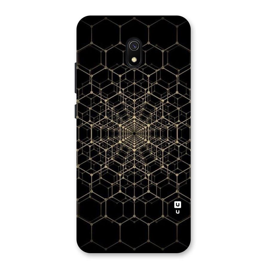 Gold Web Back Case for Redmi 8A