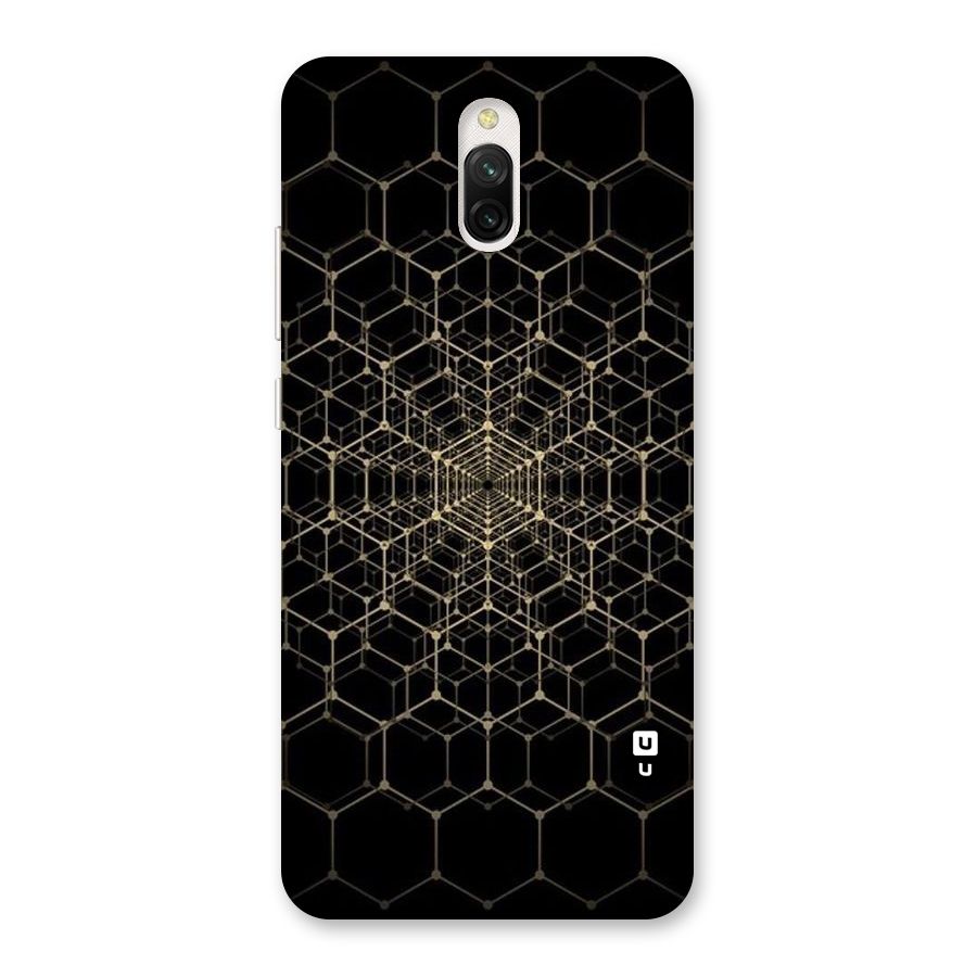 Gold Web Back Case for Redmi 8A Dual