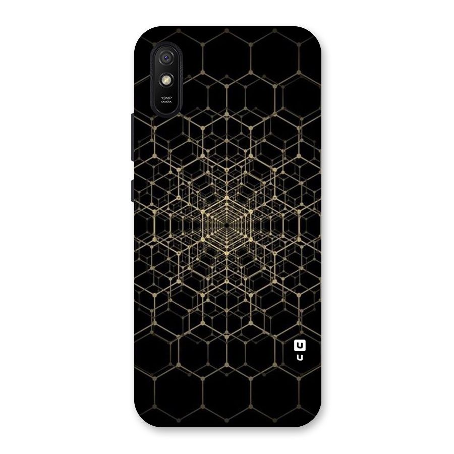 Gold Web Back Case for Redmi 9A