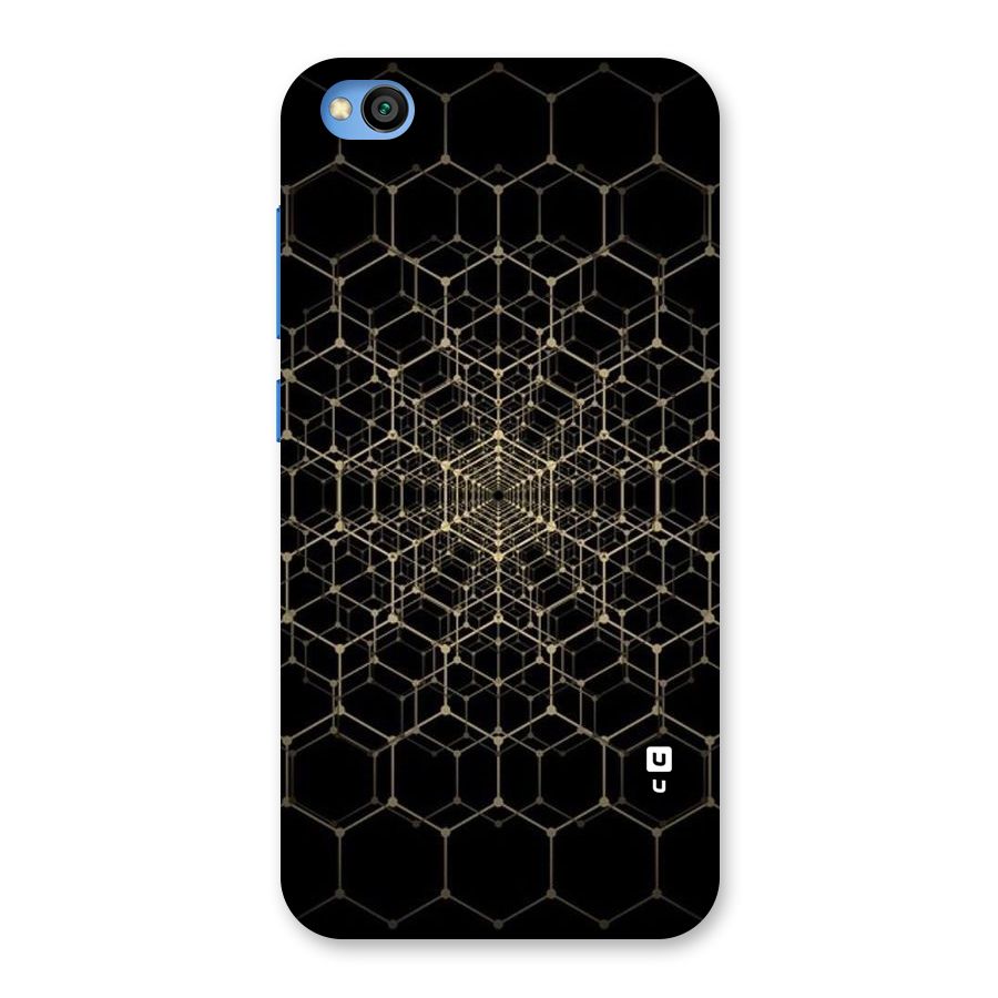 Gold Web Back Case for Redmi Go
