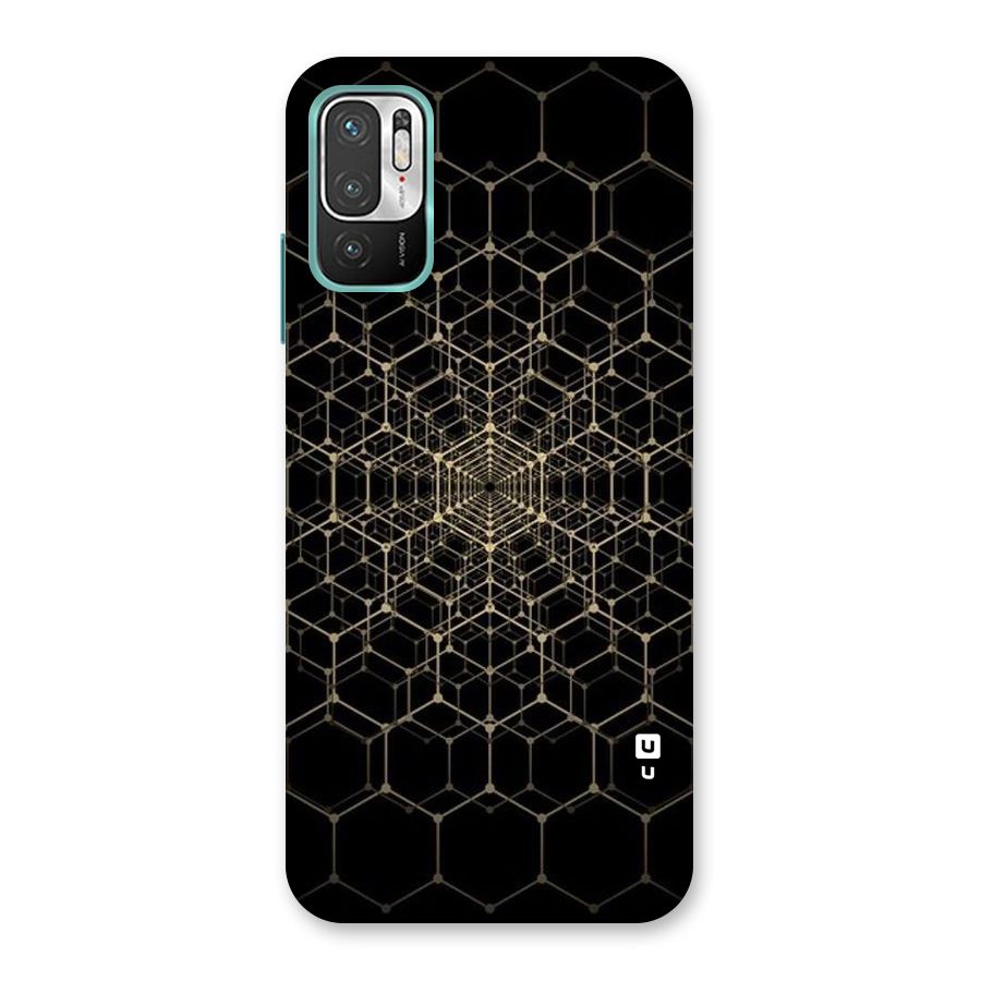 Gold Web Back Case for Redmi Note 10T 5G