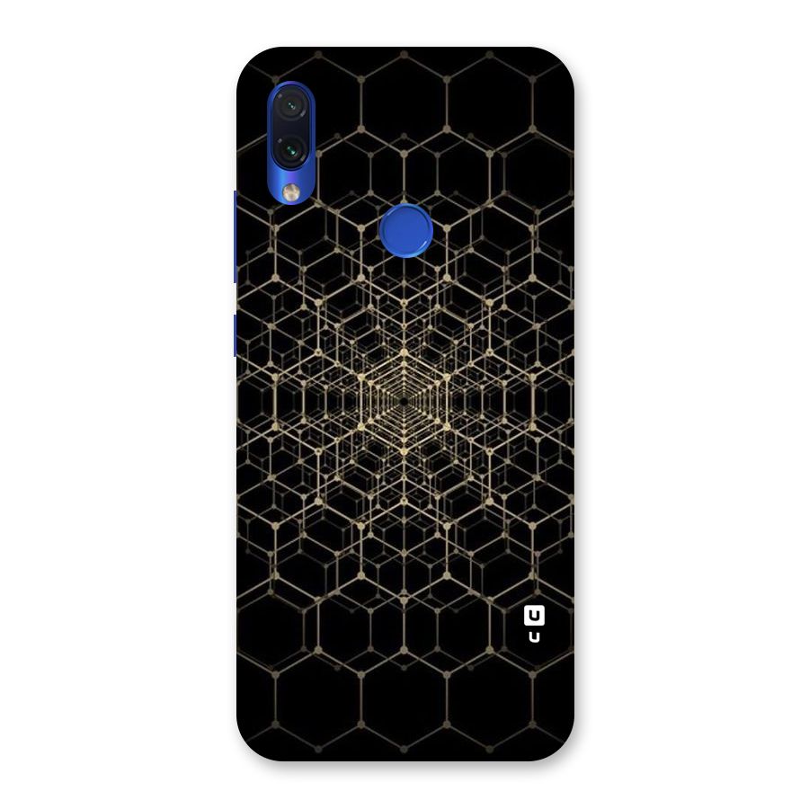 Gold Web Back Case for Redmi Note 7