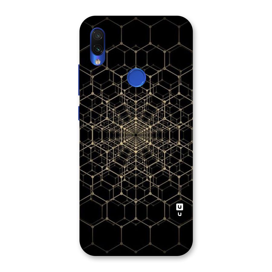 Gold Web Back Case for Redmi Note 7S