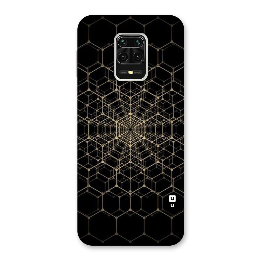 Gold Web Back Case for Redmi Note 9 Pro