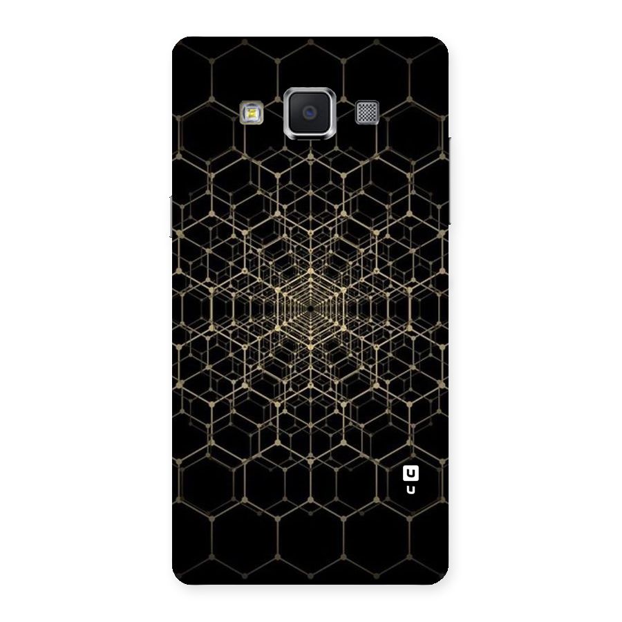 Gold Web Back Case for Samsung Galaxy A5