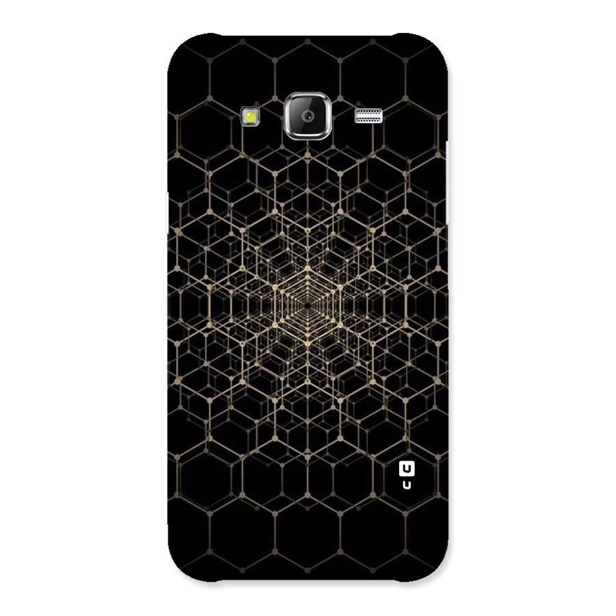 Gold Web Back Case for Samsung Galaxy J2 Prime