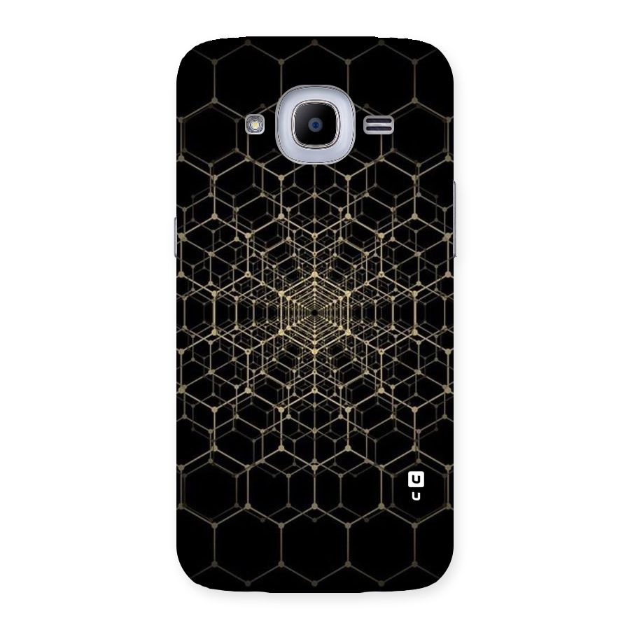 Gold Web Back Case for Samsung Galaxy J2 Pro