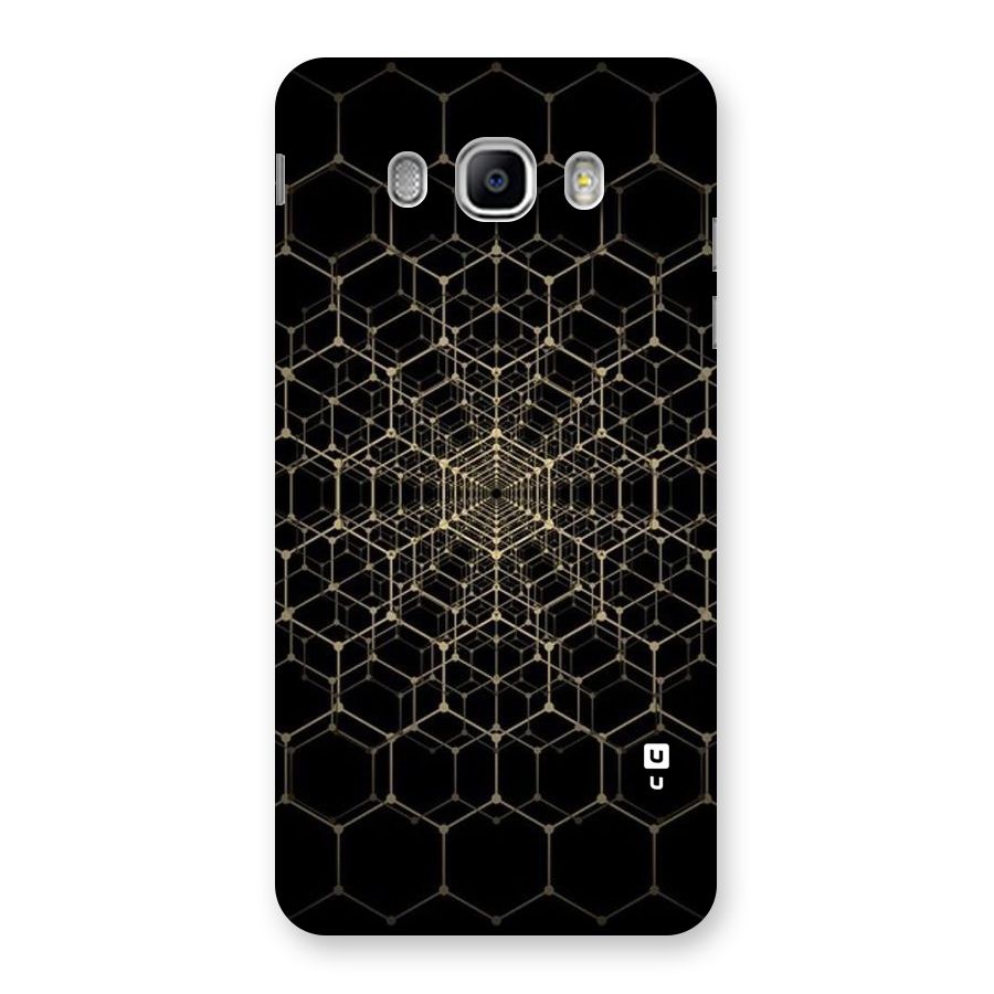 Gold Web Back Case for Samsung Galaxy J5 2016