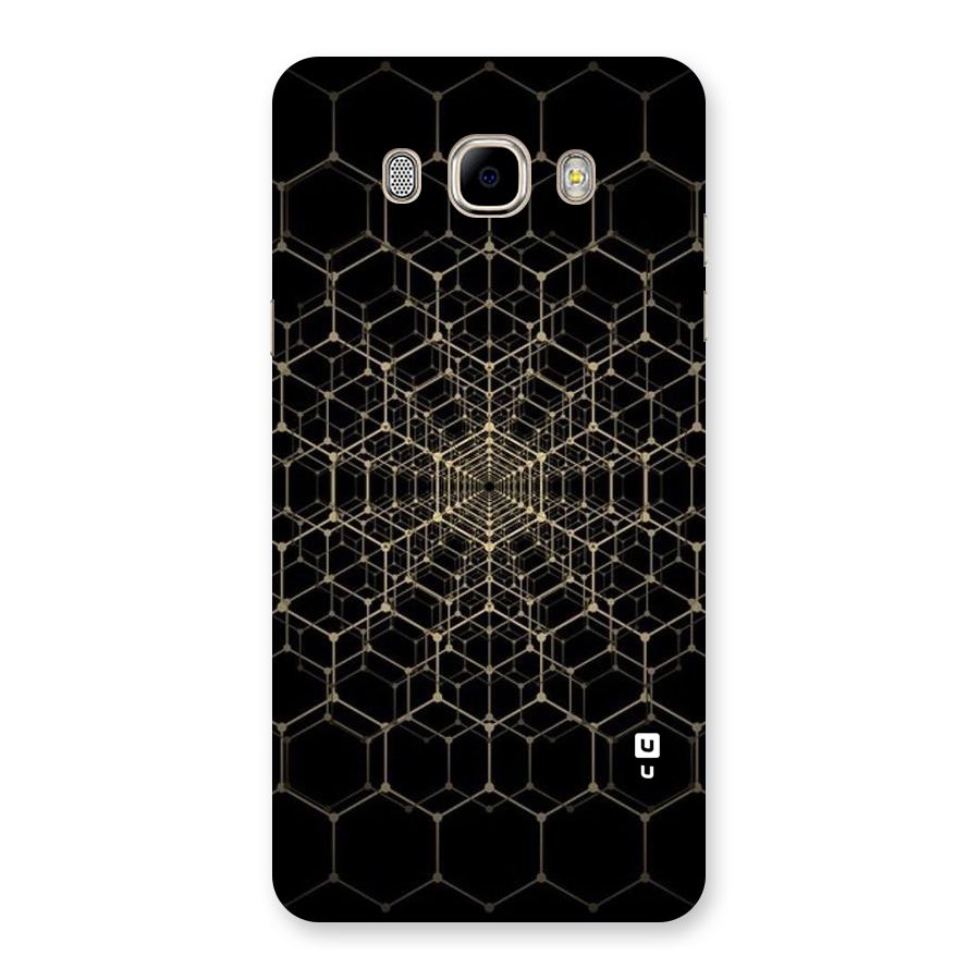 Gold Web Back Case for Samsung Galaxy J7 2016