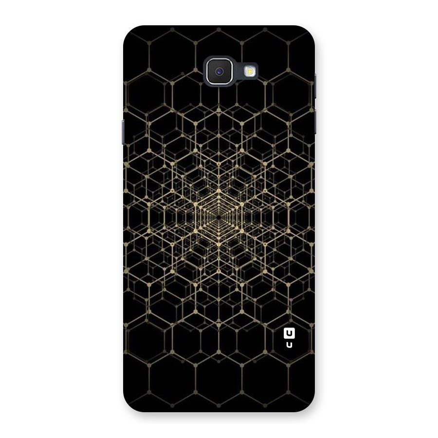 Gold Web Back Case for Samsung Galaxy J7 Prime