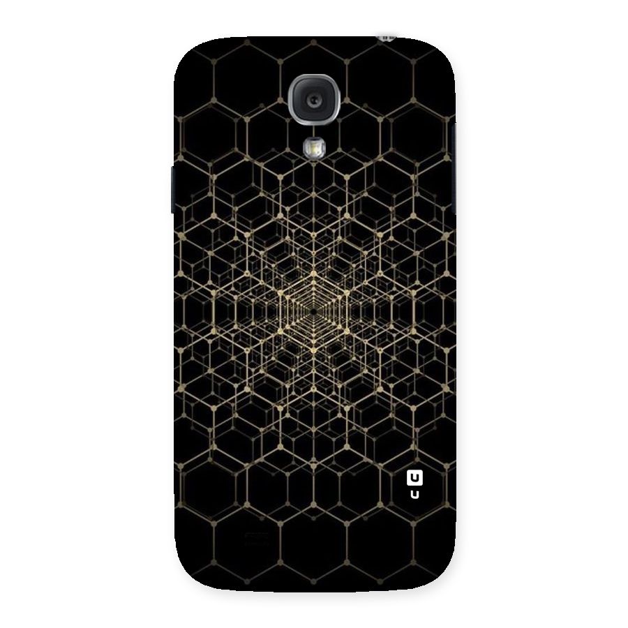Gold Web Back Case for Samsung Galaxy S4